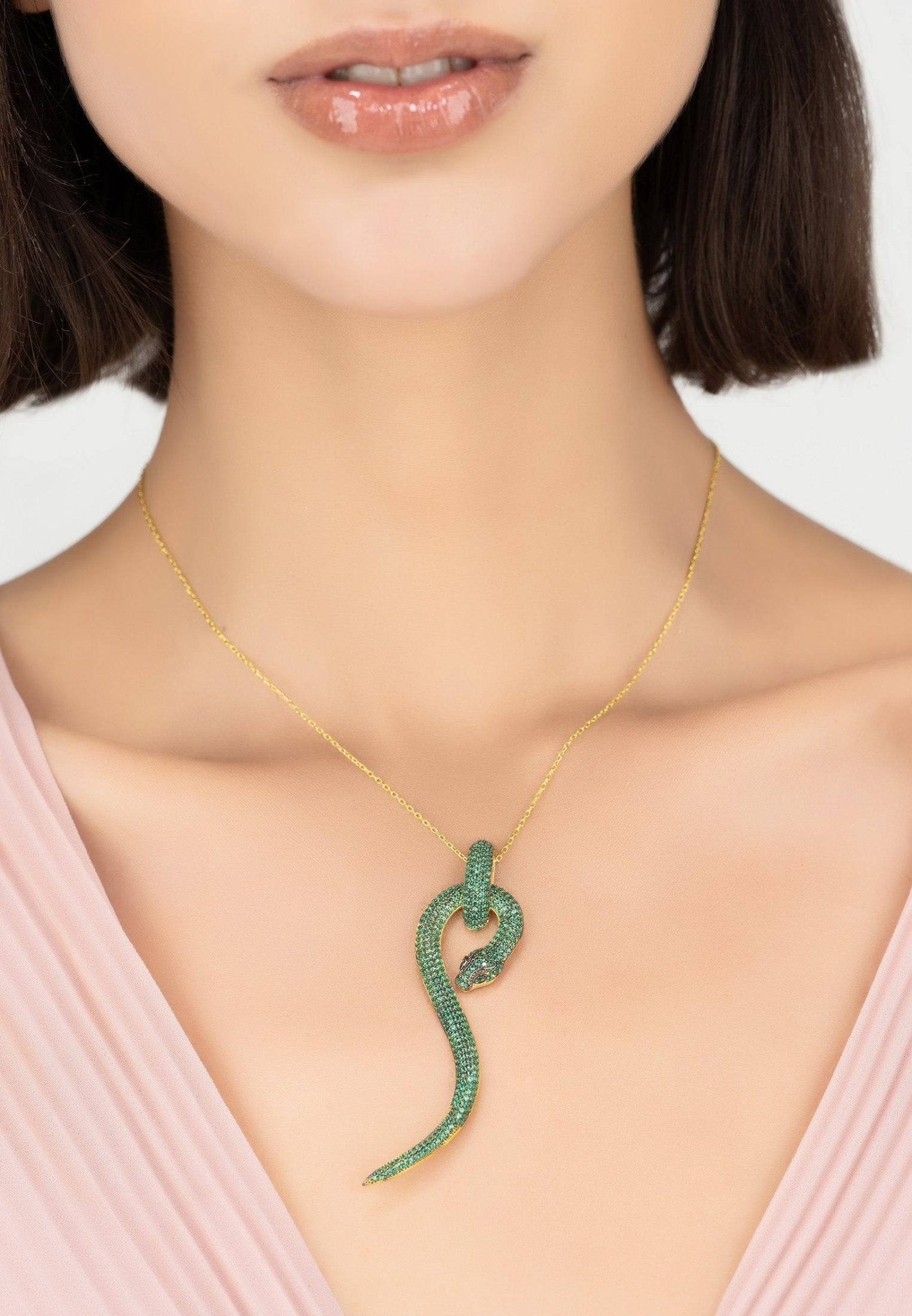 Anaconda Snake Pendant