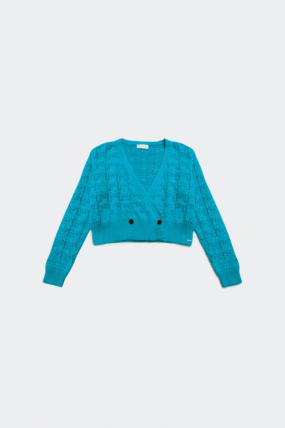 Pointelle Knitted Cardi