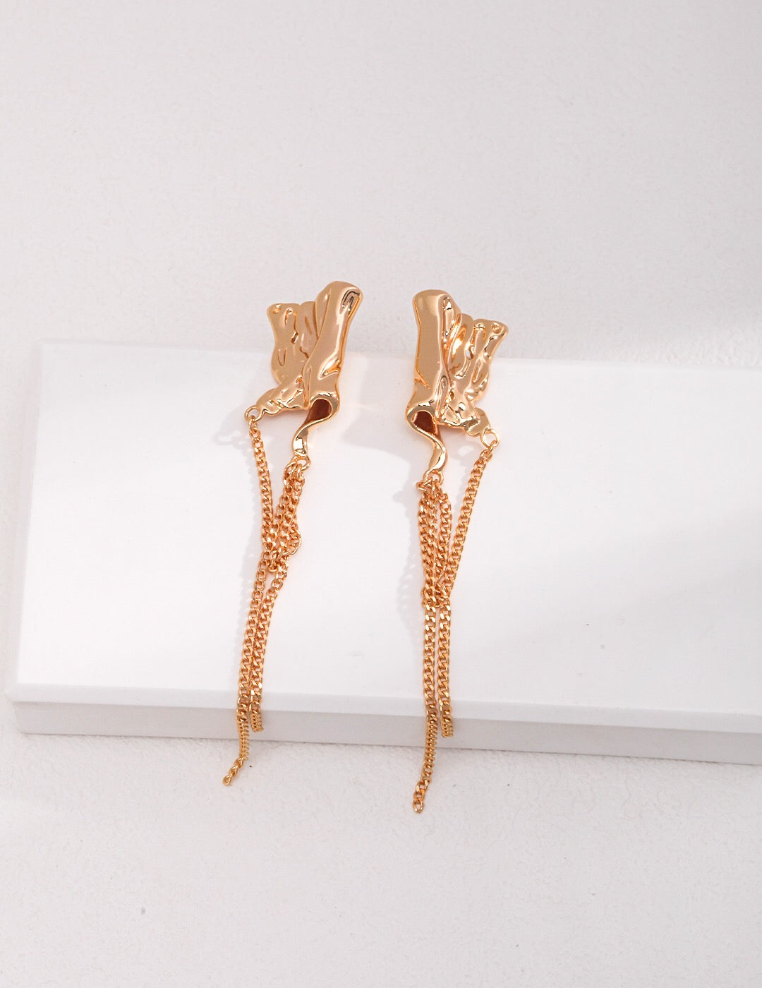 Geometric Tassel Long Dangle Drop Earrings