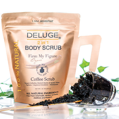 The Coffee Experience: Anti-Cellulite Massage Oil+ Body Scrub