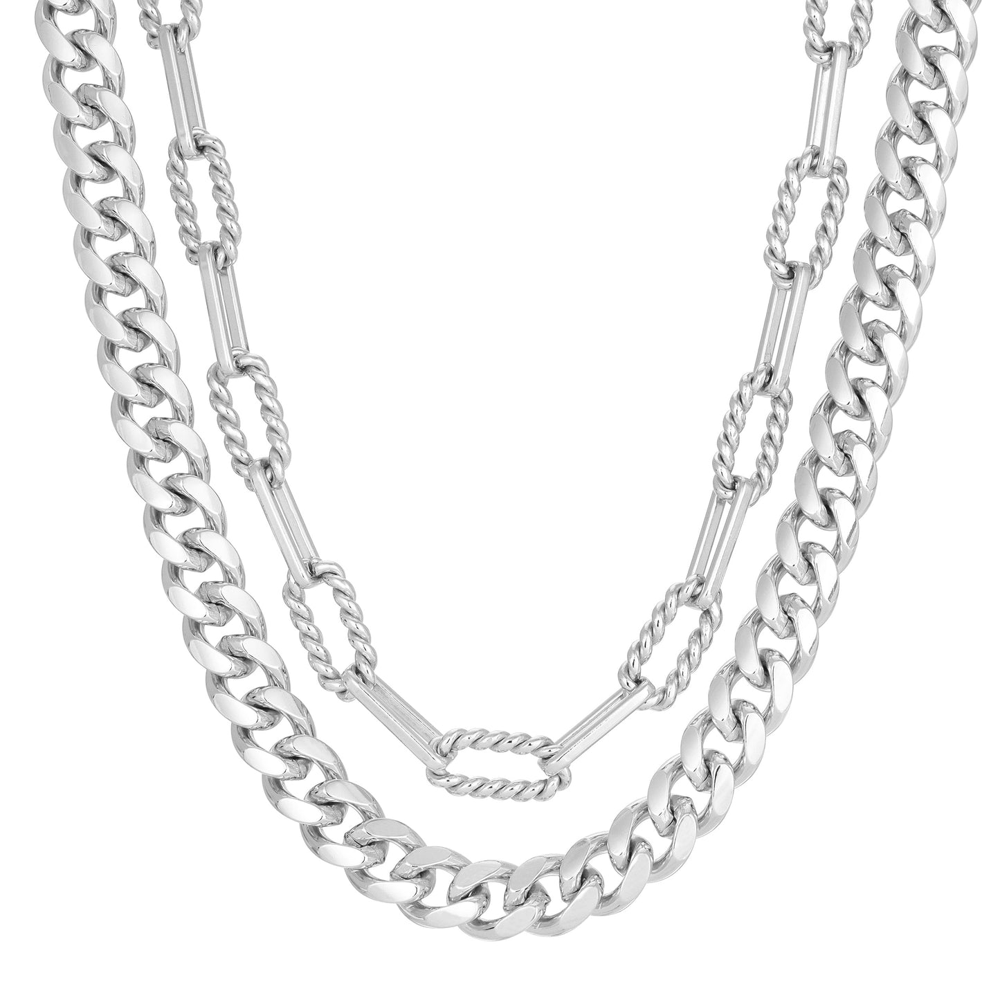 Double Layer Talia Necklace by Eklexic