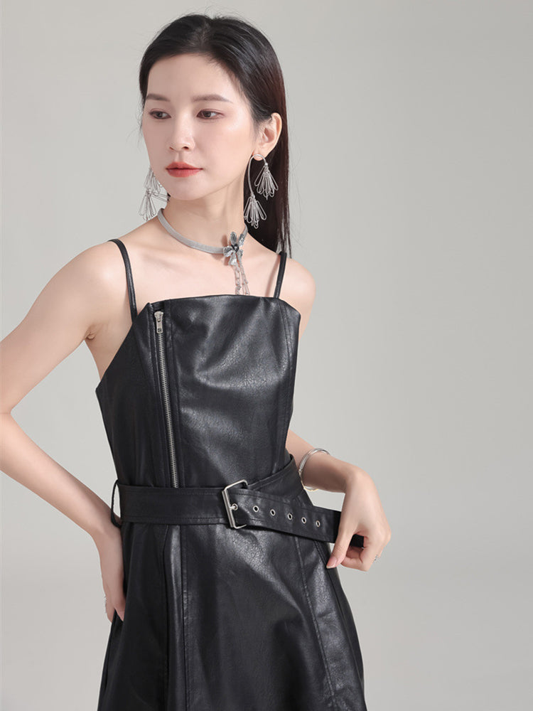 Musset Vegan Leather Dress