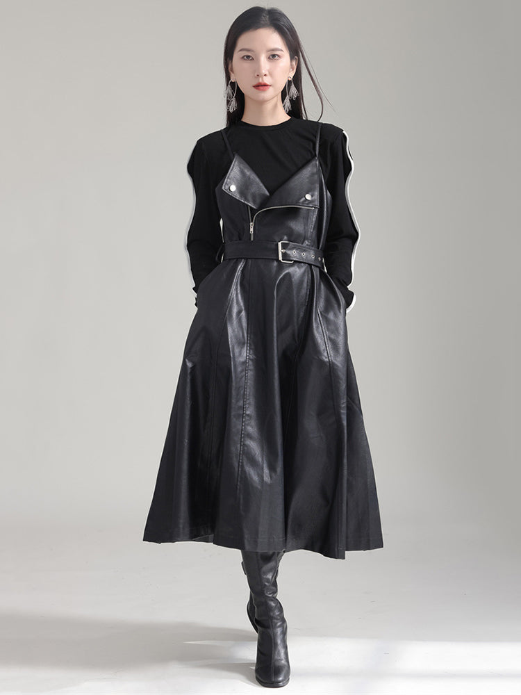 Musset Vegan Leather Dress