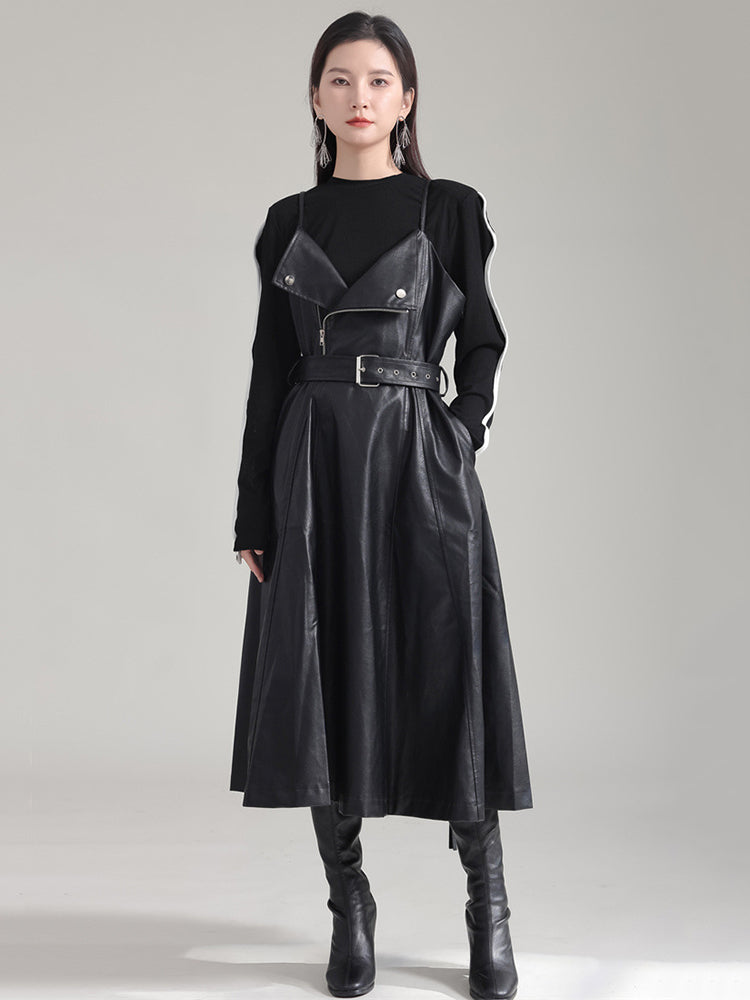 Musset Vegan Leather Dress