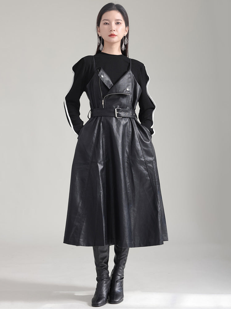 Musset Vegan Leather Dress