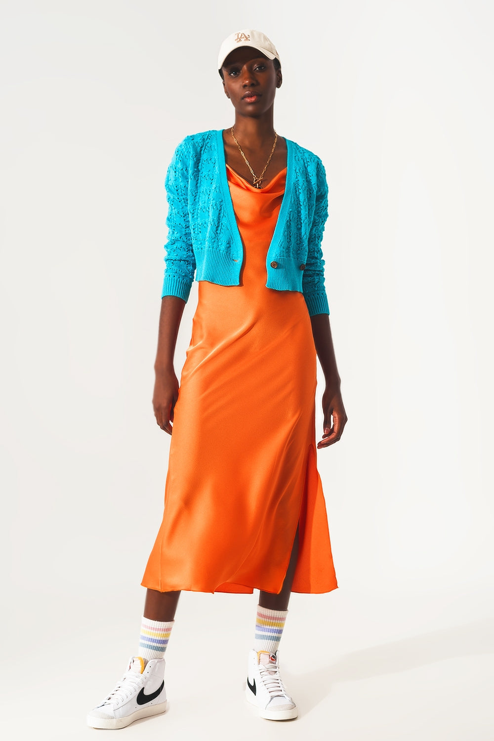 Pointelle Knitted Cardi